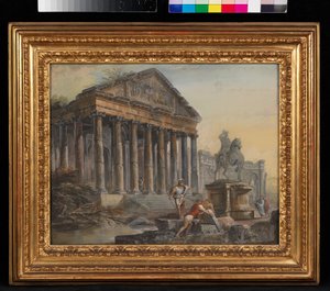 Landschap door Jean Baptiste Lallemand